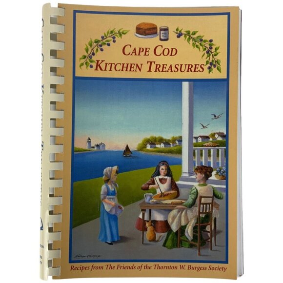 Cape Cod Kitchen Treasures Cookbook Friends Of Thornton W Burgess Society 2003 - Picture 1 of 15